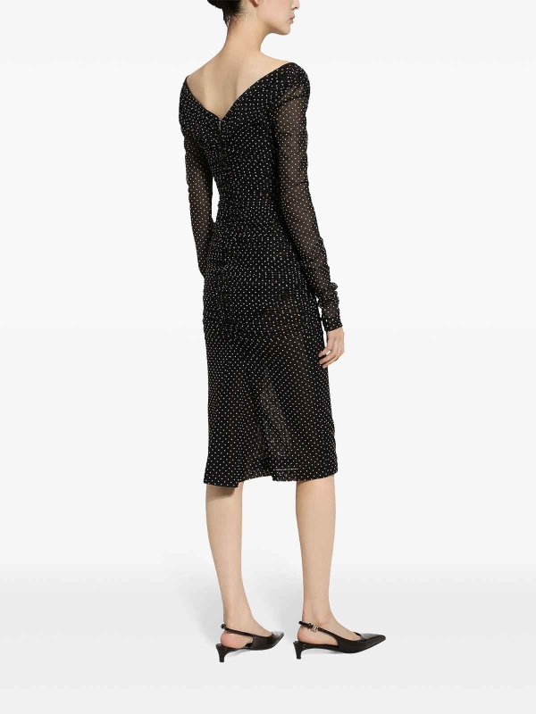 The Best Shops DOLCE & GABBANA: Vestidos media pierna - Vestido Midi - Negro