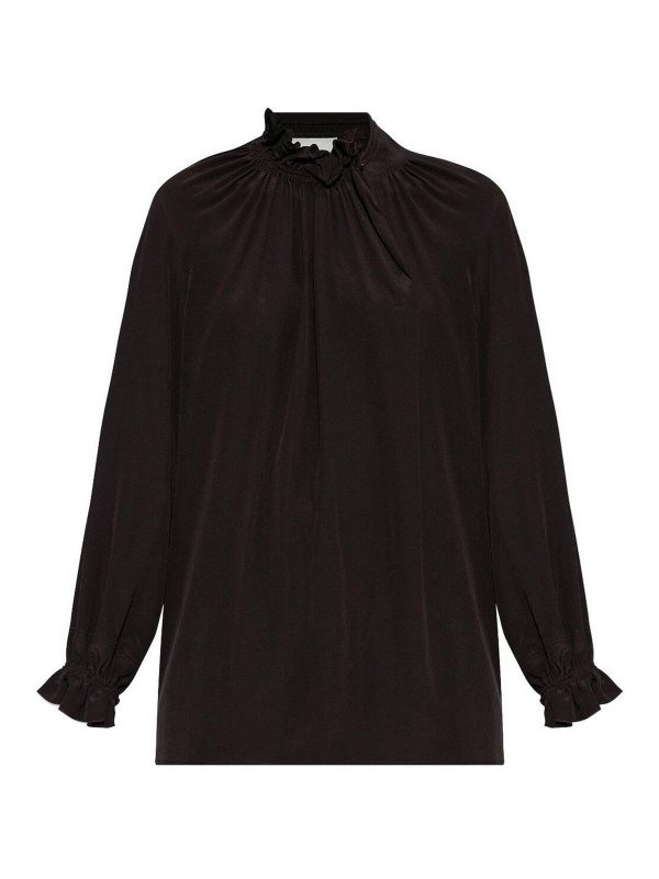 VICTORIA BECKHAM: shirts - Ruched shirt