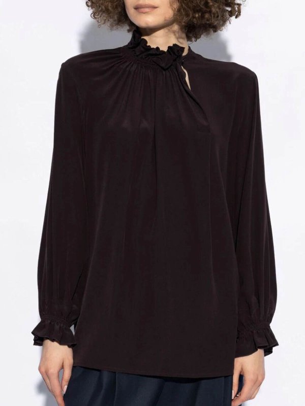 The Best Shops VICTORIA BECKHAM: shirts - Ruched shirt
