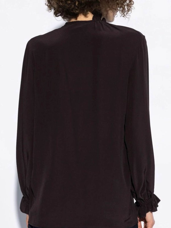 Ruched shirt shop online: VICTORIA BECKHAM