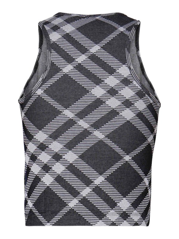 BURBERRY: Tops & Débardeurs online - Top - Gris