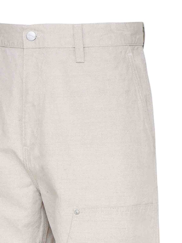 The Best Shops CARHARTT: casual trousers - White pants