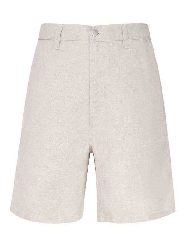 CARHARTT: Trousers Shorts - White shorts