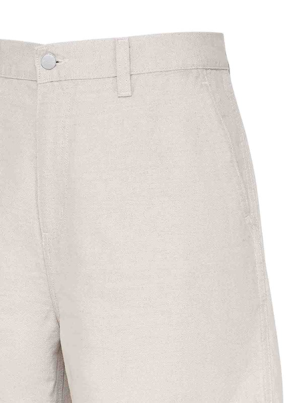 The Best Shops CARHARTT: Trousers Shorts - White shorts