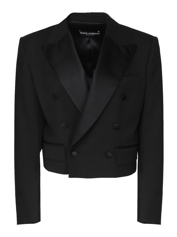 DOLCE & GABBANA: カジュアルジャケット - カジュアルジャケット - 黒
