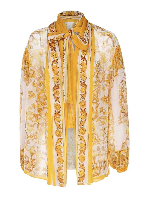 DOLCE & GABBANA: shirts online - Silk Shirt