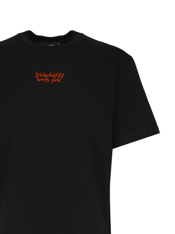 The Best Shops DSQUARED2: T-shirts - T-Shirt - Schwarz