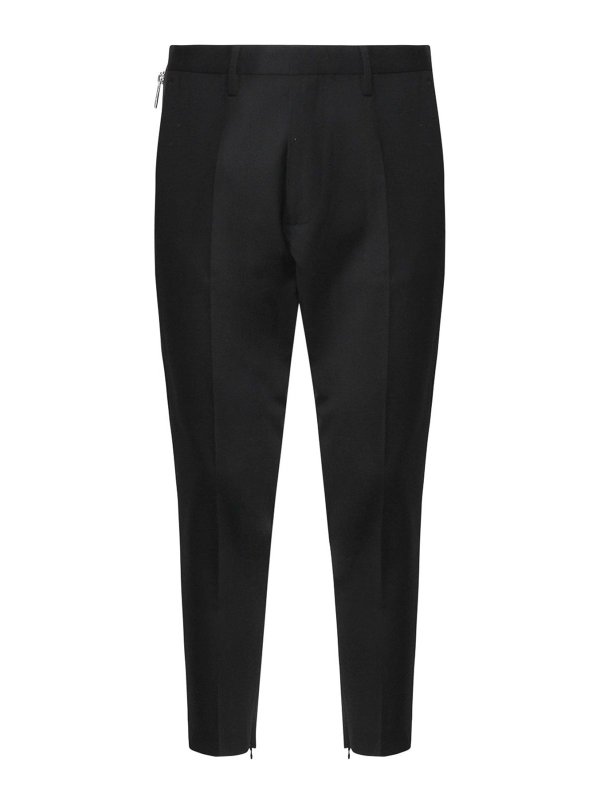 DSQUARED2: Pantalons casual - Pantalons Décontractés - Noir