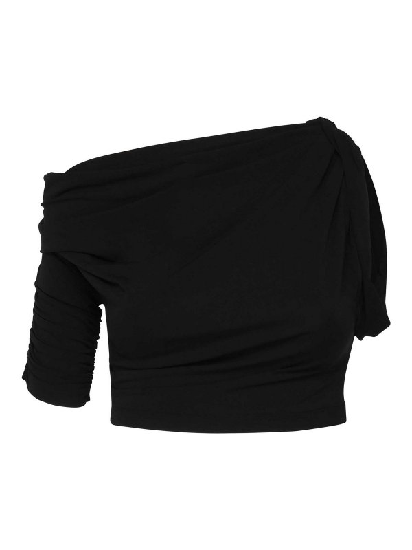 JACQUEMUS: Tops y camisetas sin mangas - Top - Negro