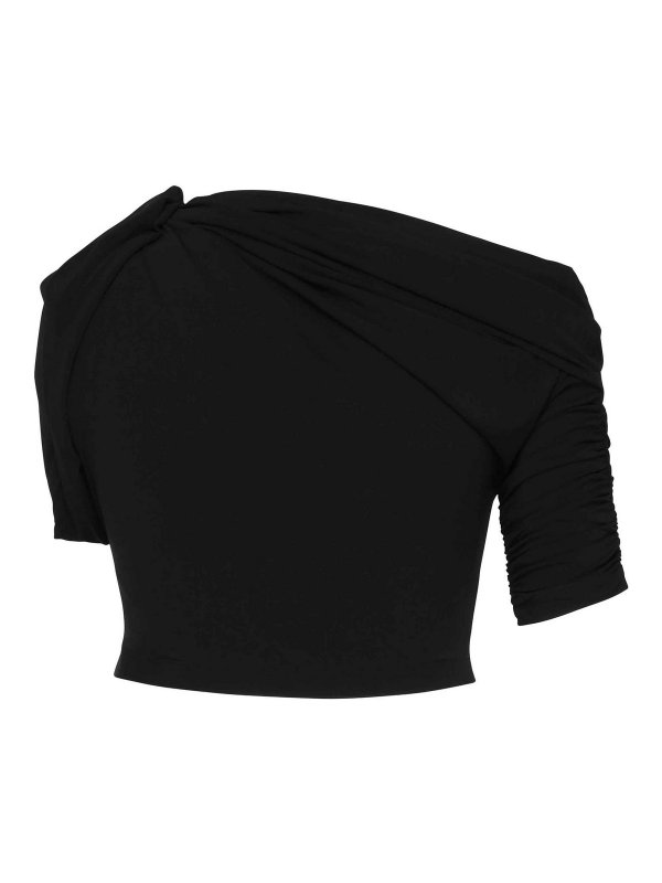 JACQUEMUS: Tops y camisetas sin mangas online - Top - Negro