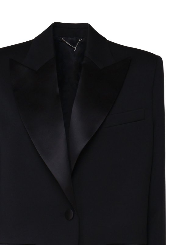 The Best Shops MAGDA BUTRYM: blazers - Blazer With Satin Lapels