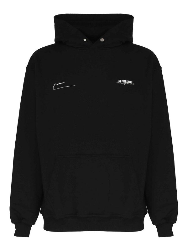 REPRESENT: Sweatshirts & Sweaters - Patron Of The Club Sweatshirt With Hood