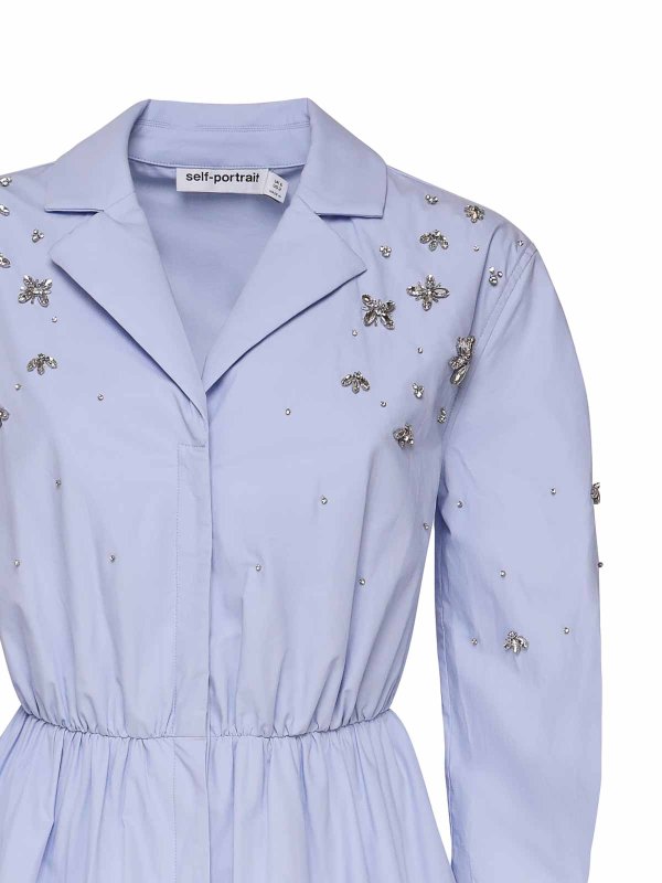 The Best Shops Self Portrait: Vestidos cortos - Vestido Corto - Azul