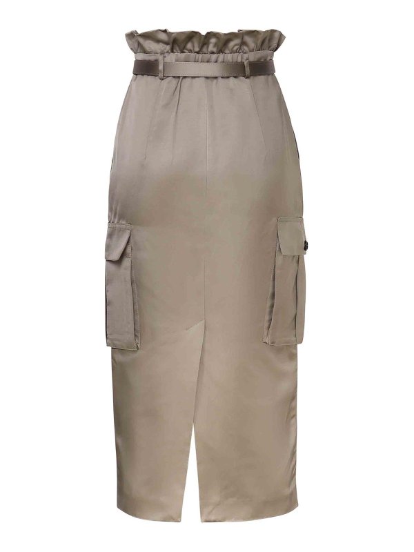 Self Portrait: ニーレングススカート＆ミディ丈 online - 膝丈/ミディスカート - ベージュ