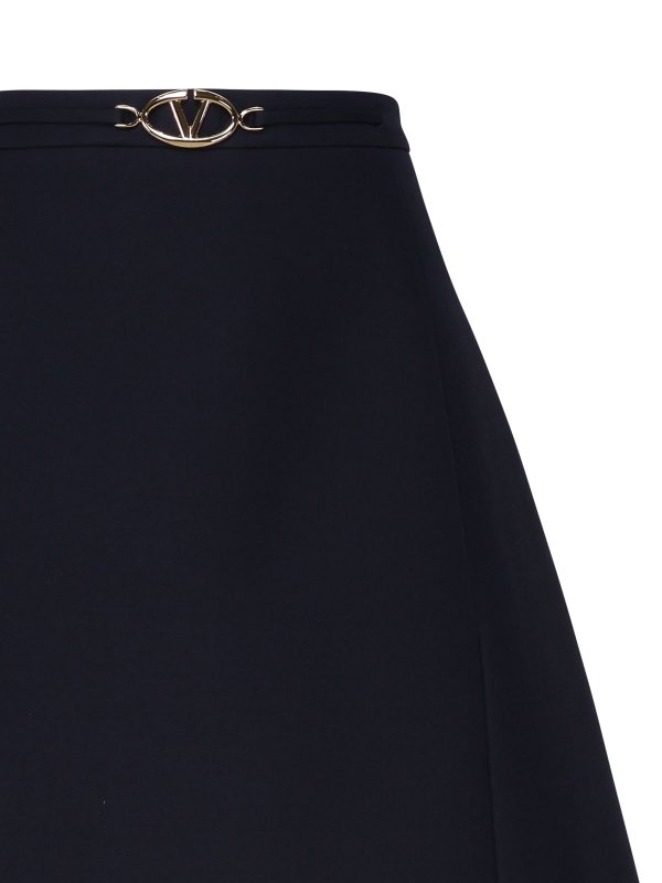 The Best Shops VALENTINO GARAVANI: ニーレングススカート＆ミディ丈 - 膝丈/ミディスカート - ブルー