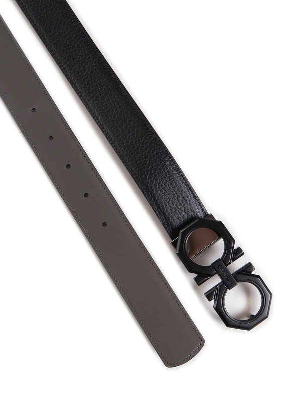 FERRAGAMO: belts online - Gancini Belt In Calfskin