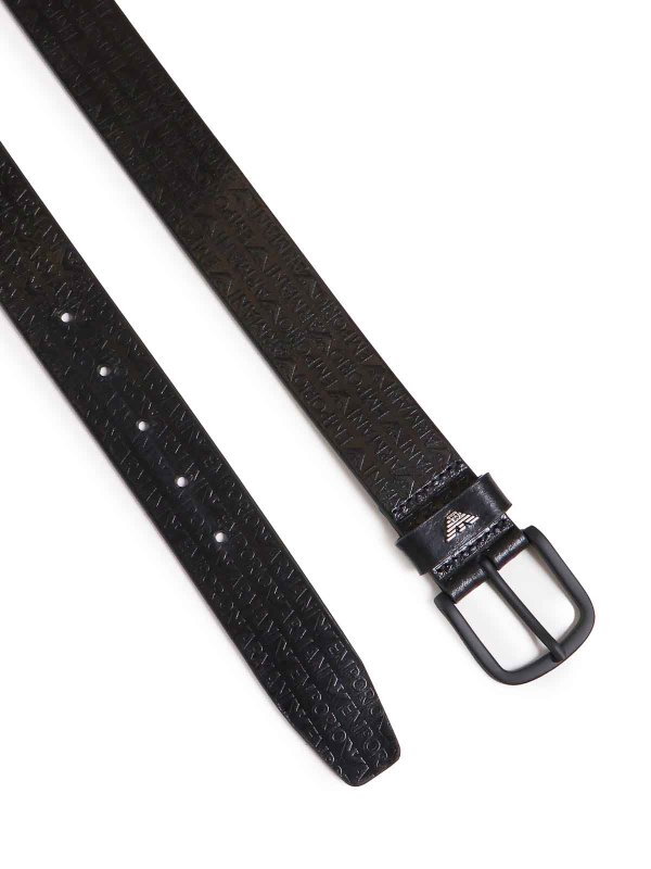 EMPORIO ARMANI: Cinturones online - Cinturón - Negro