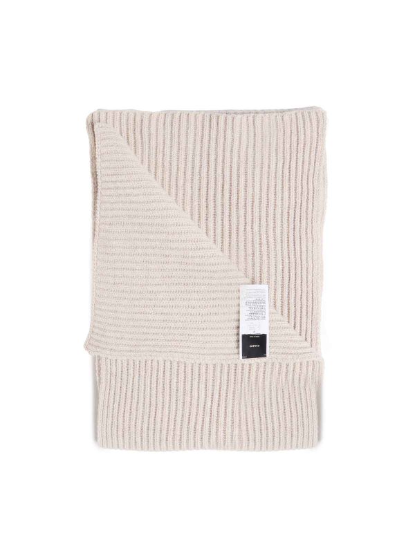 Pinko: scarves online - Ribbed Wool Scarf