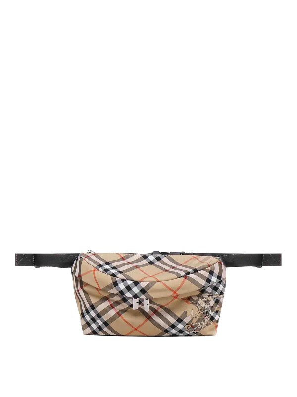 BURBERRY: cross body bags - Traditional Vintage Check Nylon Bag