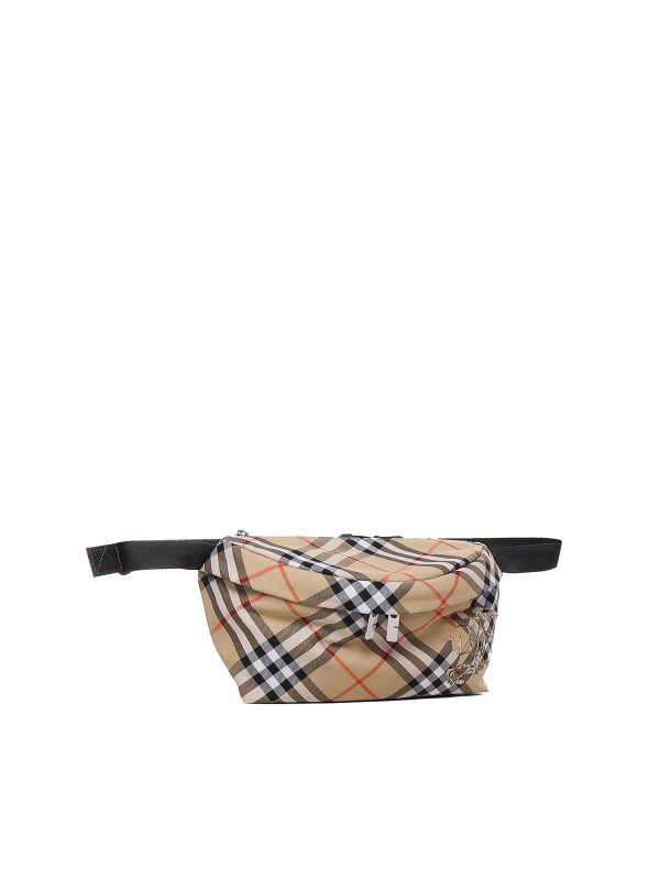 BURBERRY: cross body bags online - Traditional Vintage Check Nylon Bag