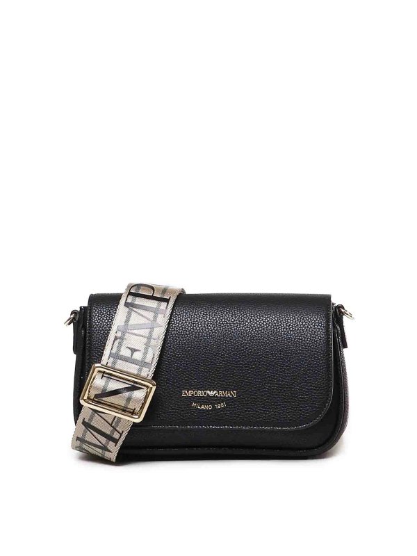 EMPORIO ARMANI: cross body bags - Deer Print Mini Bag