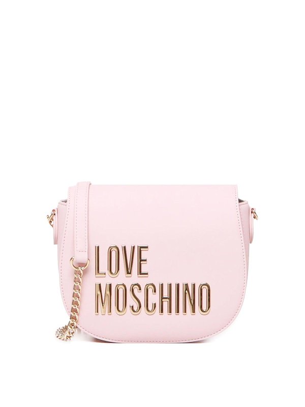 LOVE MOSCHINO: ショルダーバッグ - ショルダーバッグ - ヌードカラー
