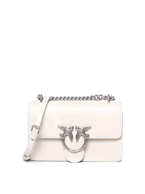 Pinko: Handtaschen - Shopper - Weiß