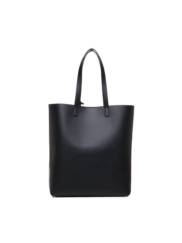 SAINT LAURENT: totes bags online - Bold Shopping Bag In Soft Leather