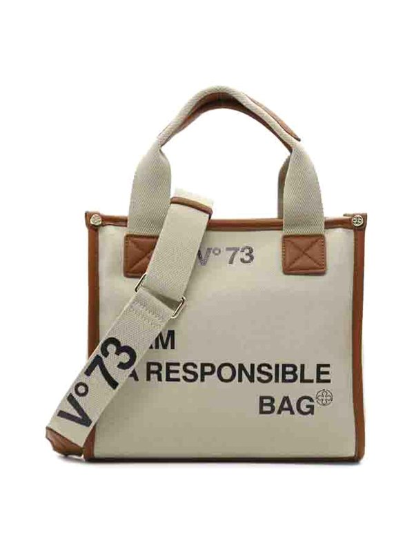 v°73: Handtaschen - Shopper - Beige