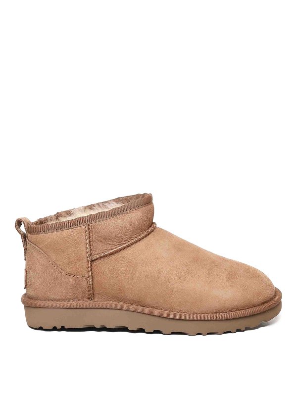 UGG: ankle boots - Classic Ultra Mini Suede Ankle Boots
