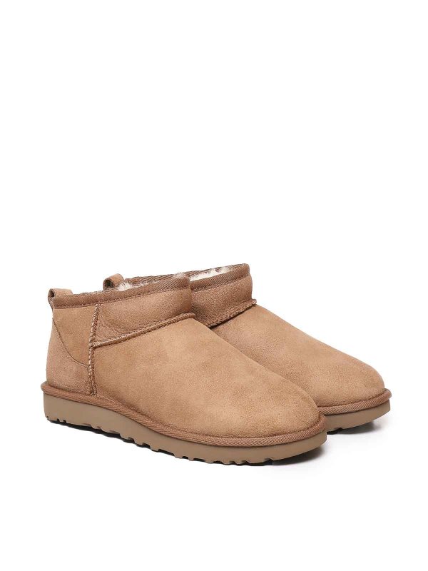 UGG: ankle boots online - Classic Ultra Mini Suede Ankle Boots