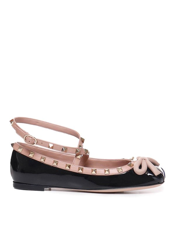 VALENTINO GARAVANI: フラットシューズ - フラットシューズ - ヌードカラー