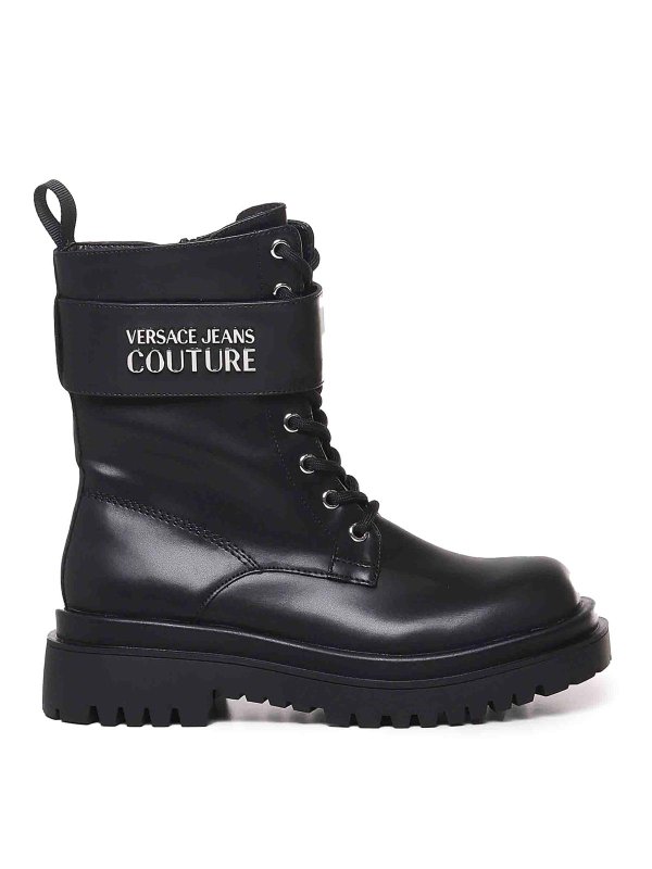 Versace Jeans Couture: ankle boots - Combat Boots