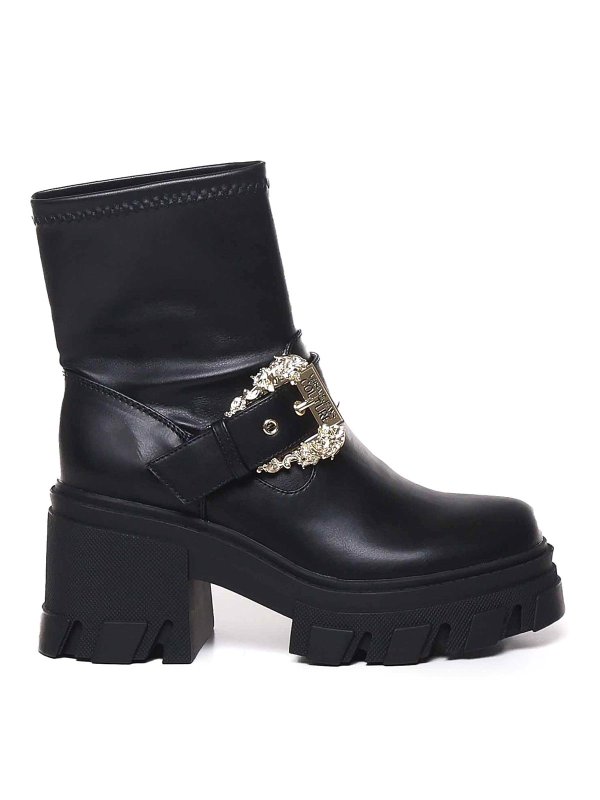 VERSACE JEANS: tronchetti - Stivaletti Chunky