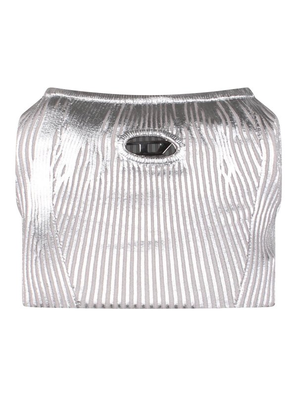 DIESEL: Tops und Tank Tops - Top - Silber