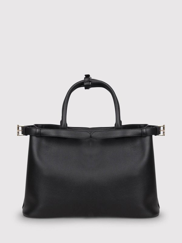 PRADA: cross body bags online - Medium bag with buckle and double handle