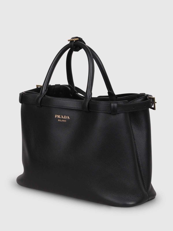The Best Shops PRADA: cross body bags - Medium bag with buckle and double handle