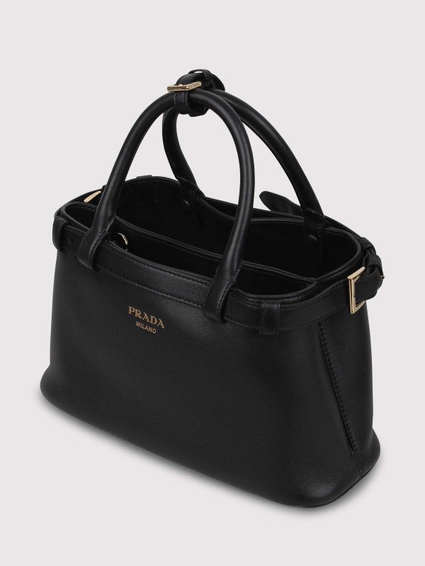 Buckle Small Bag With Double Belt shop online: PRADA