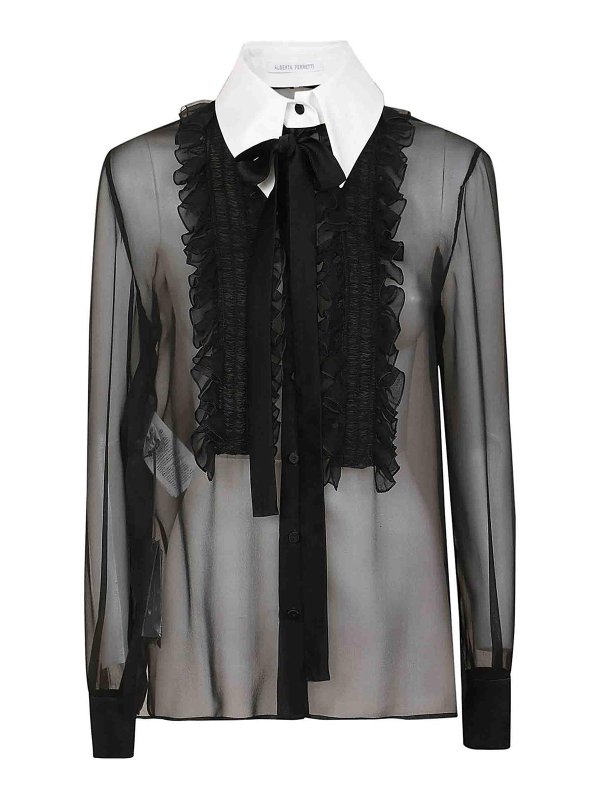 ALBERTA FERRETTI: shirts - Chiffon shirt