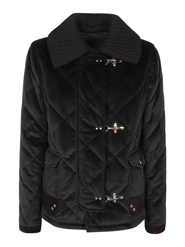 FAY: ダウン・ハイテクジャケット - ダウンジャケット - 黒