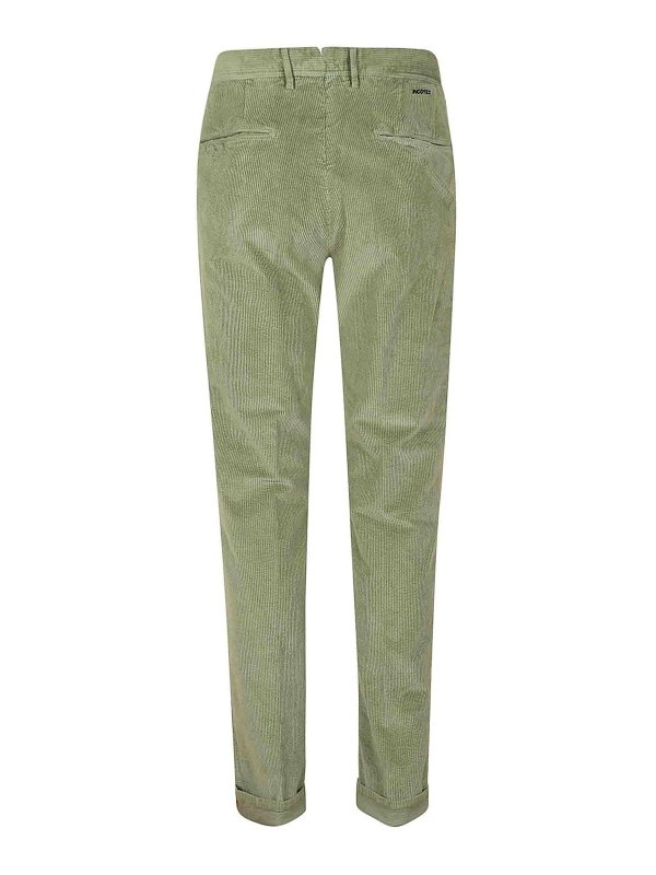 INCOTEX: casual trousers online - Slim fit stretch corduroy pants