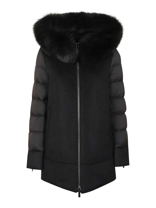 MOORER: padded jackets - Padded cloth jacket