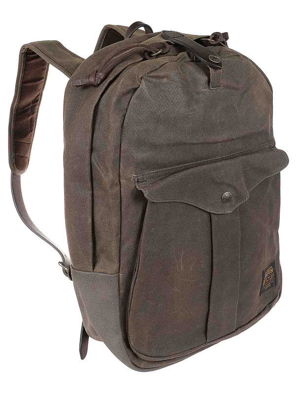 FILSON: backpacks online - Waxed cotton backpack