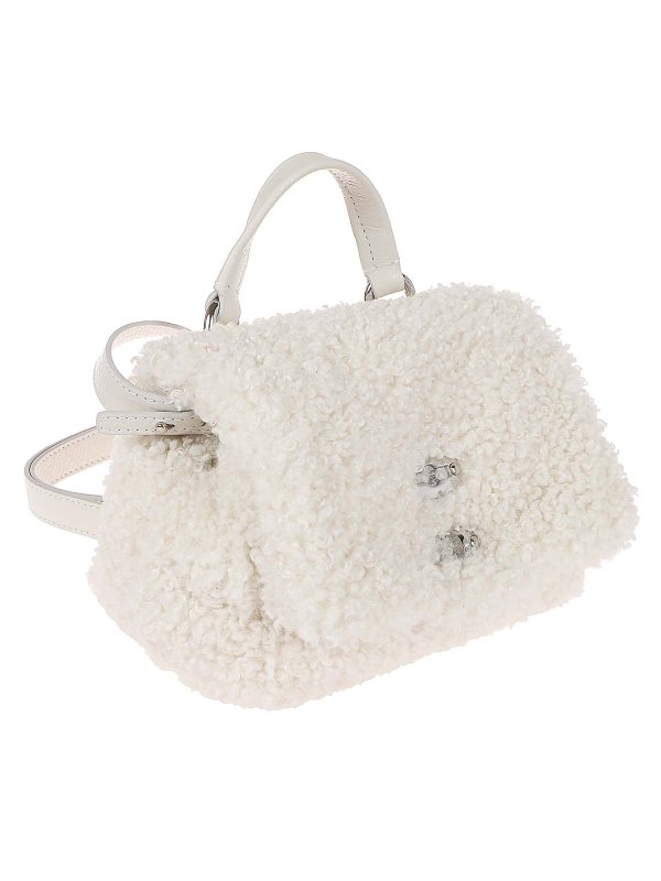 ZANELLATO: Handtaschen online - Shopper - Weiß