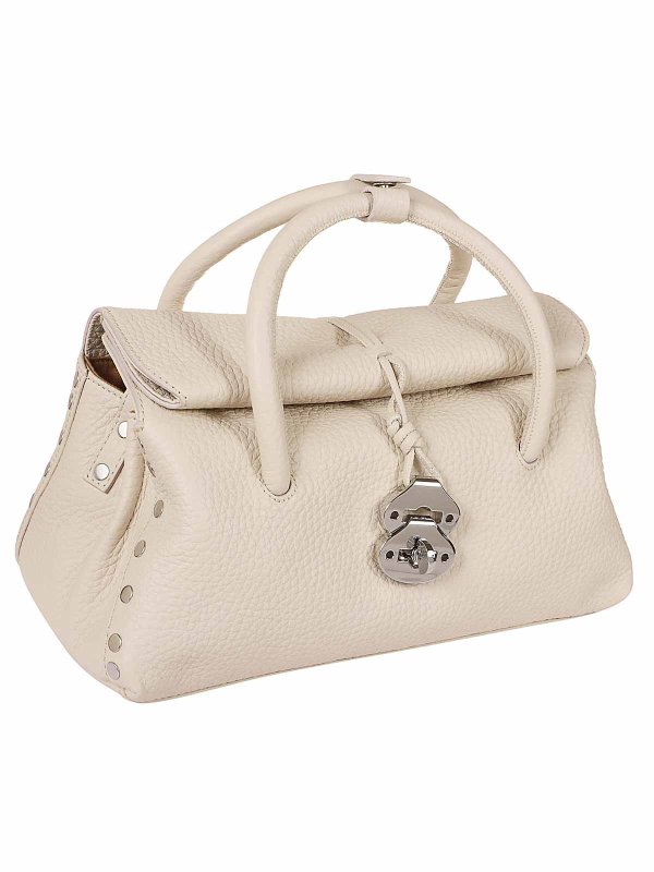 ZANELLATO: cross body bags online - Bag in alabaster textured leather