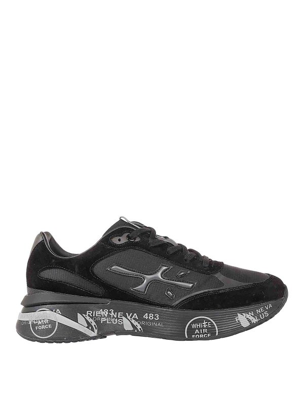 PREMIATA: Chaussures de sport - Baskets - Noir