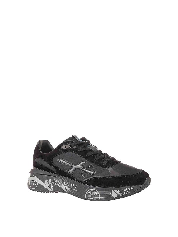 PREMIATA: Chaussures de sport online - Baskets - Noir
