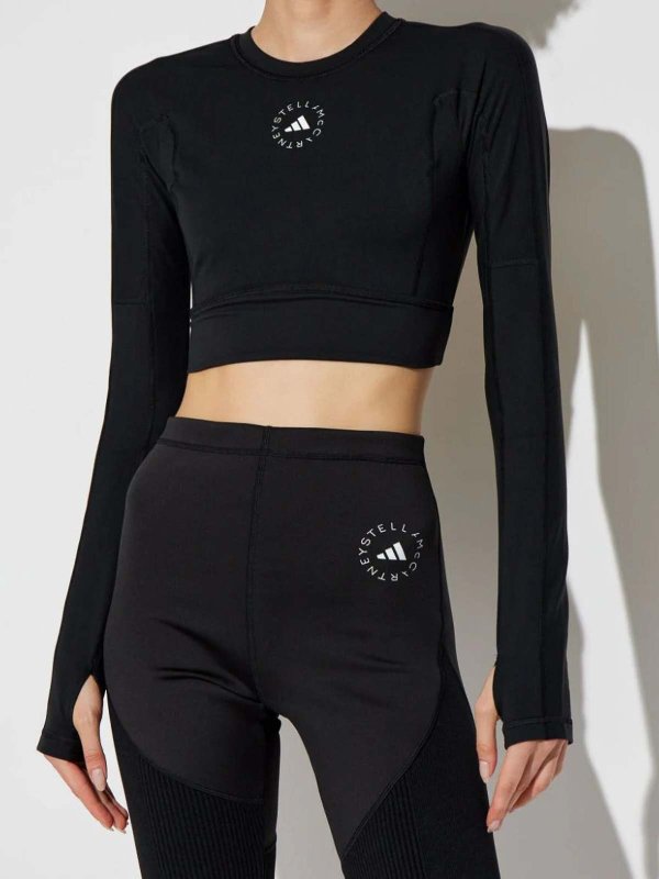 The Best Shops ADIDAS BY STELLA MCCARTNEY: Sweatshirts & Sweaters - Felpa Crop