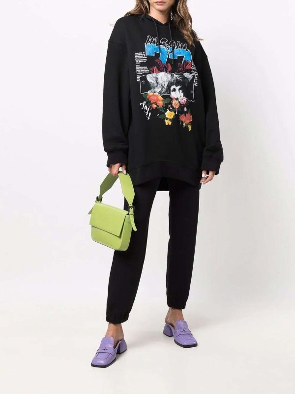 m.s.g.m.: スウェットパンツ online - トラックスーツ ボトムス - 黒