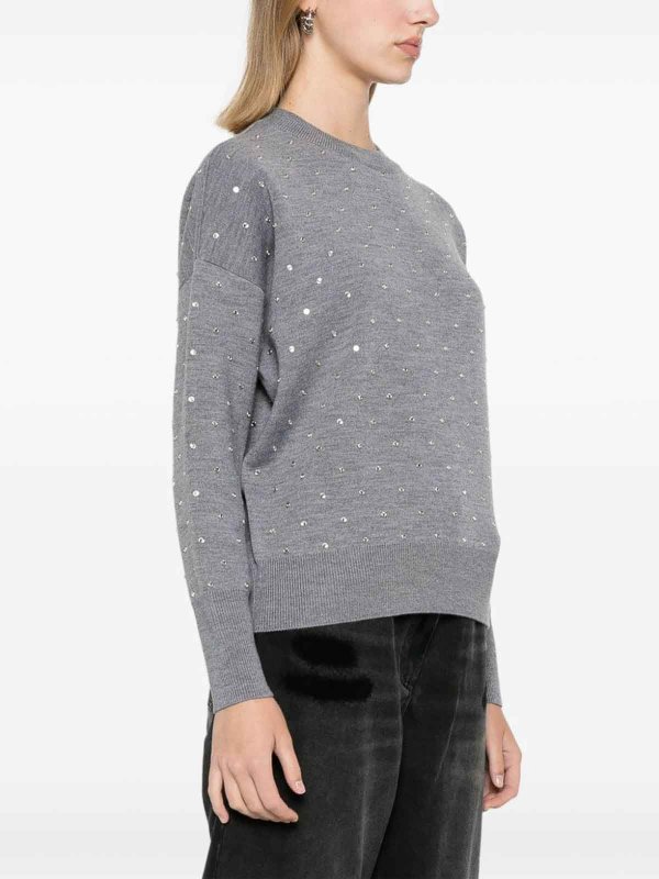 The Best Shops PACO RABANNE: boat necks - Crystals sweater